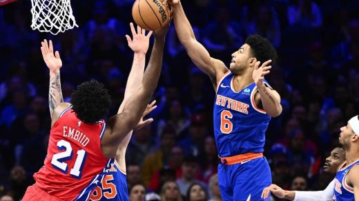 76ers Vs Knicks Match Player Stats