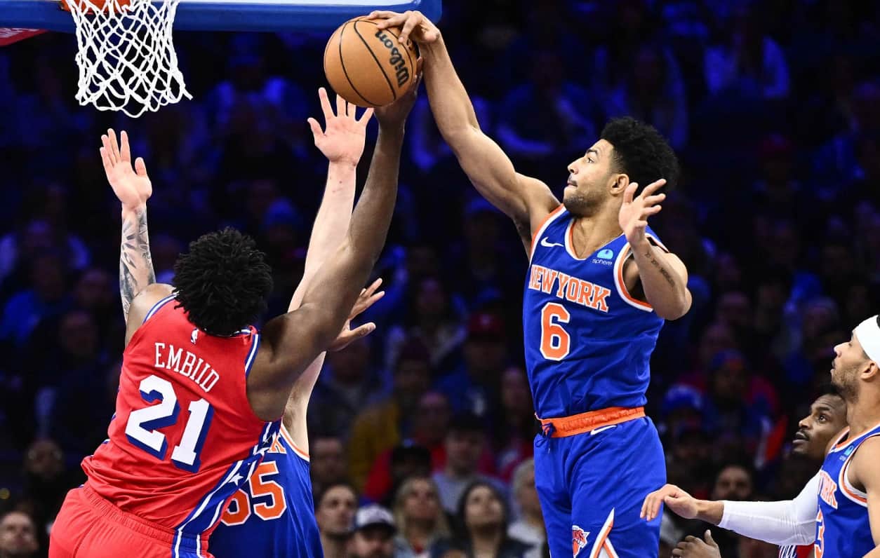76ers Vs Knicks Match Player Stats