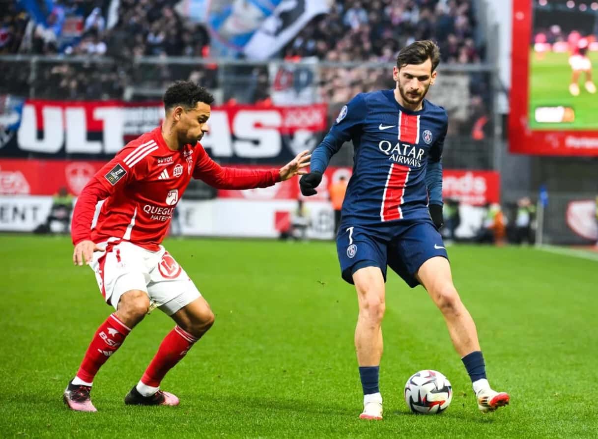 PSG vs Stade Brestois Lineups