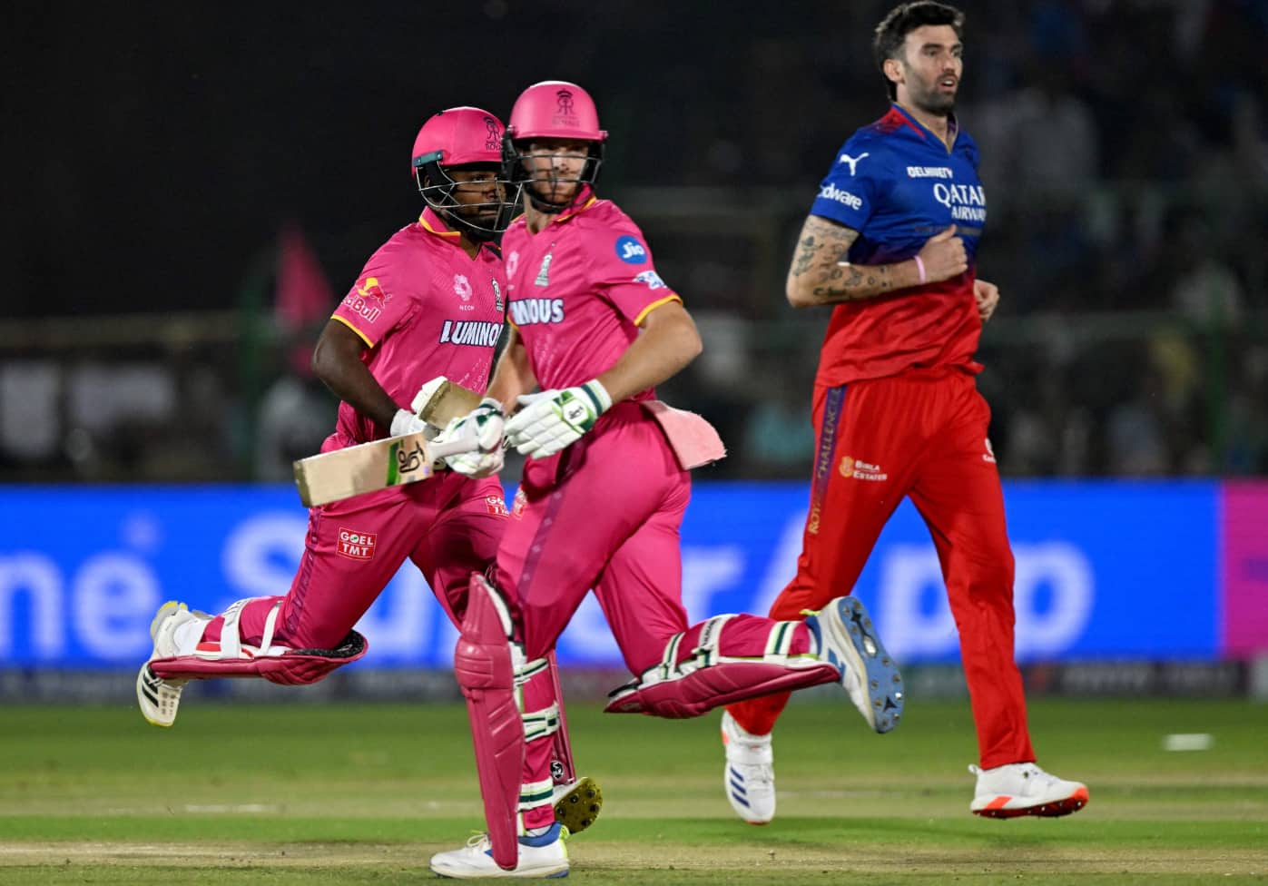 Rajasthan Royals vs Royal Challengers Bengaluru Timeline