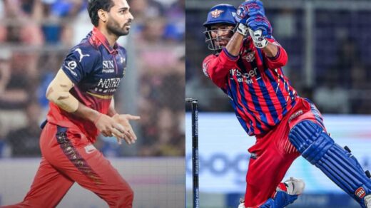 Royal Challengers Bangalore vs Lucknow Super Giants Standings